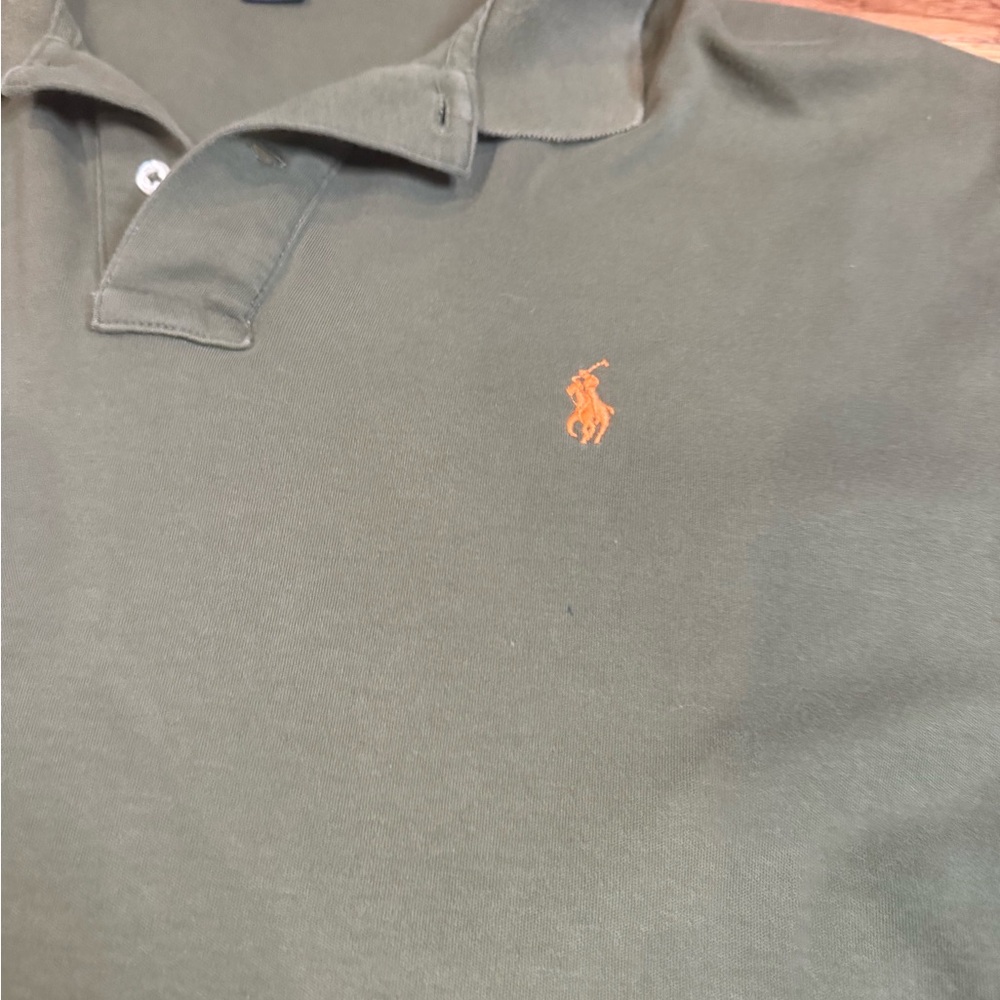 Polo by Ralph Lauren Classic Green Polo Shirt - Picture 5 of 7